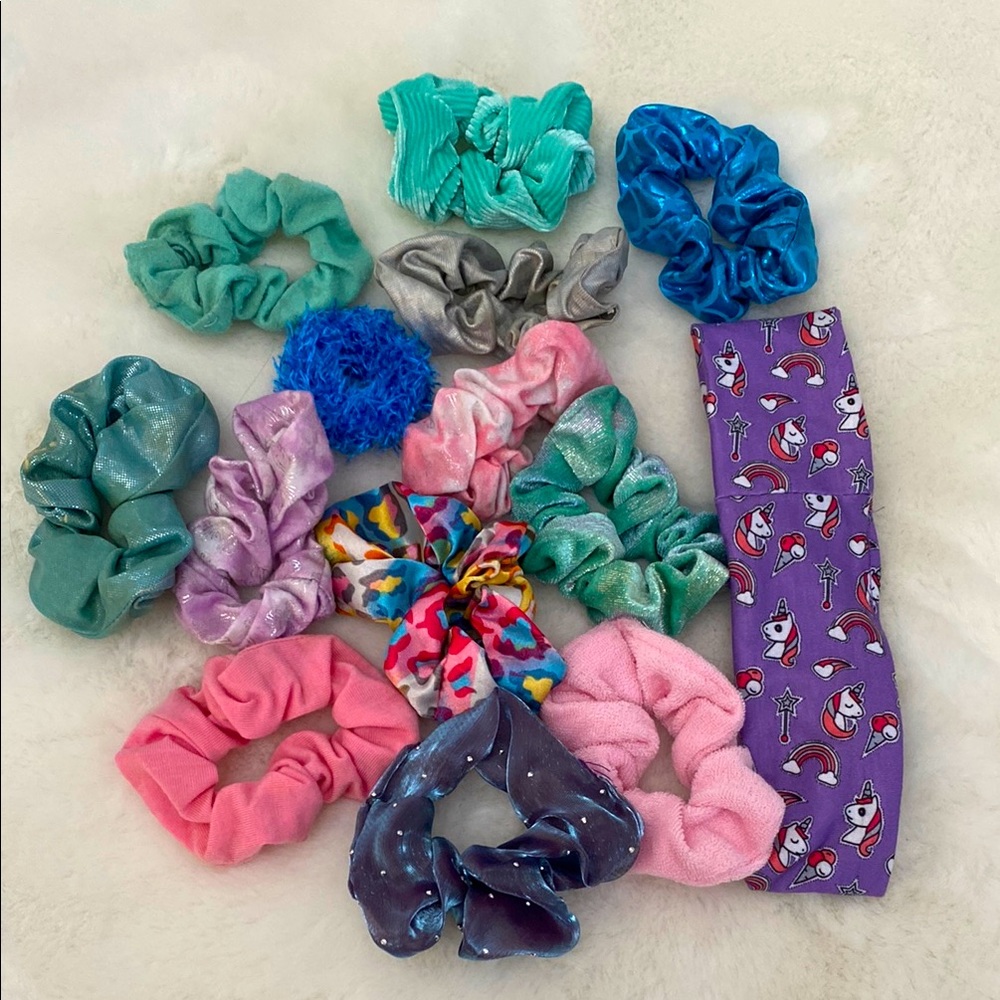 Colorful Kids Scrunchie Set